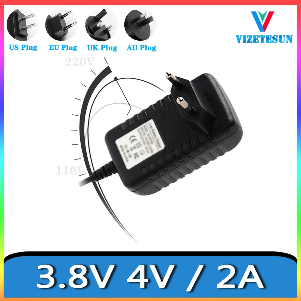 4V 2A Power Adapter DC 3.8V 2A DC Stabilized Power Cord Can Replace Dry Battery Universal