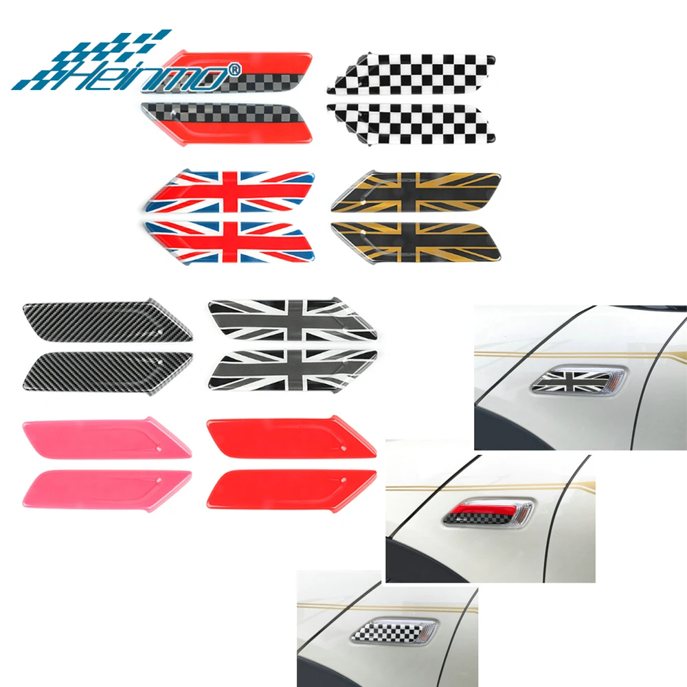 For Mini Cooper F54 Car Sticker Turn Signal Fender Cover F55 F57 F56 Hatchback Hardtop 2015 - 2021 Car-style Accessories sticker
