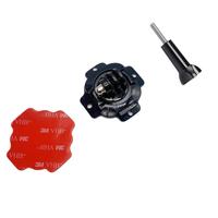 360 Degree Rotating Helmet Mount With 3M Adhesive Sticker For Gopro Hero13 12 11 10/9/8/7 6 5Xiaomi Yi Action Camera Accessories
