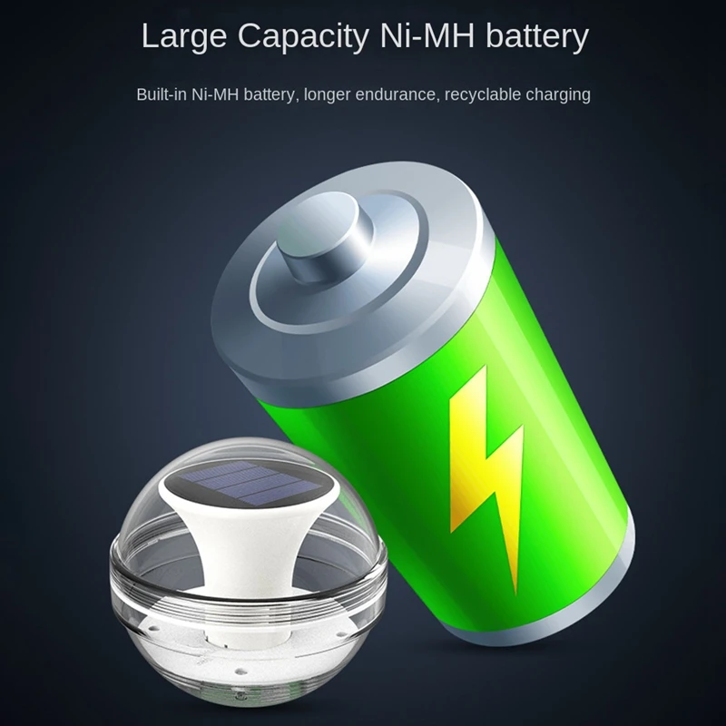 1 PCS LED Solar Floating Light Waterproof Swimming Pool Lamp Color Changing Garden Decoration Lawn Lights For Fountain Pond