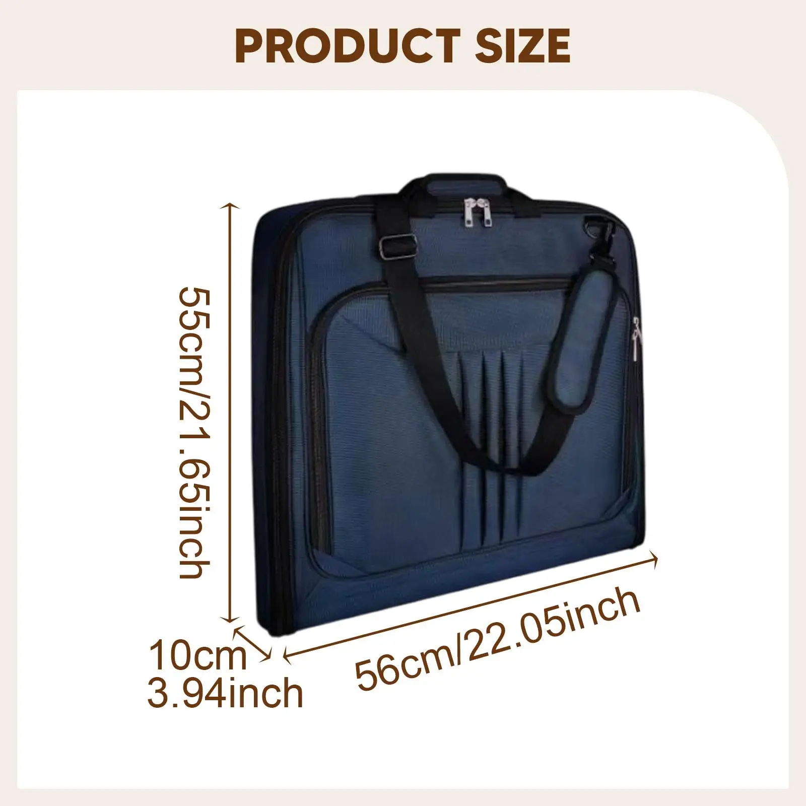 Kledingtas voor op reis voor heren Dames Handbagage voor weekendvakantiebedrijf