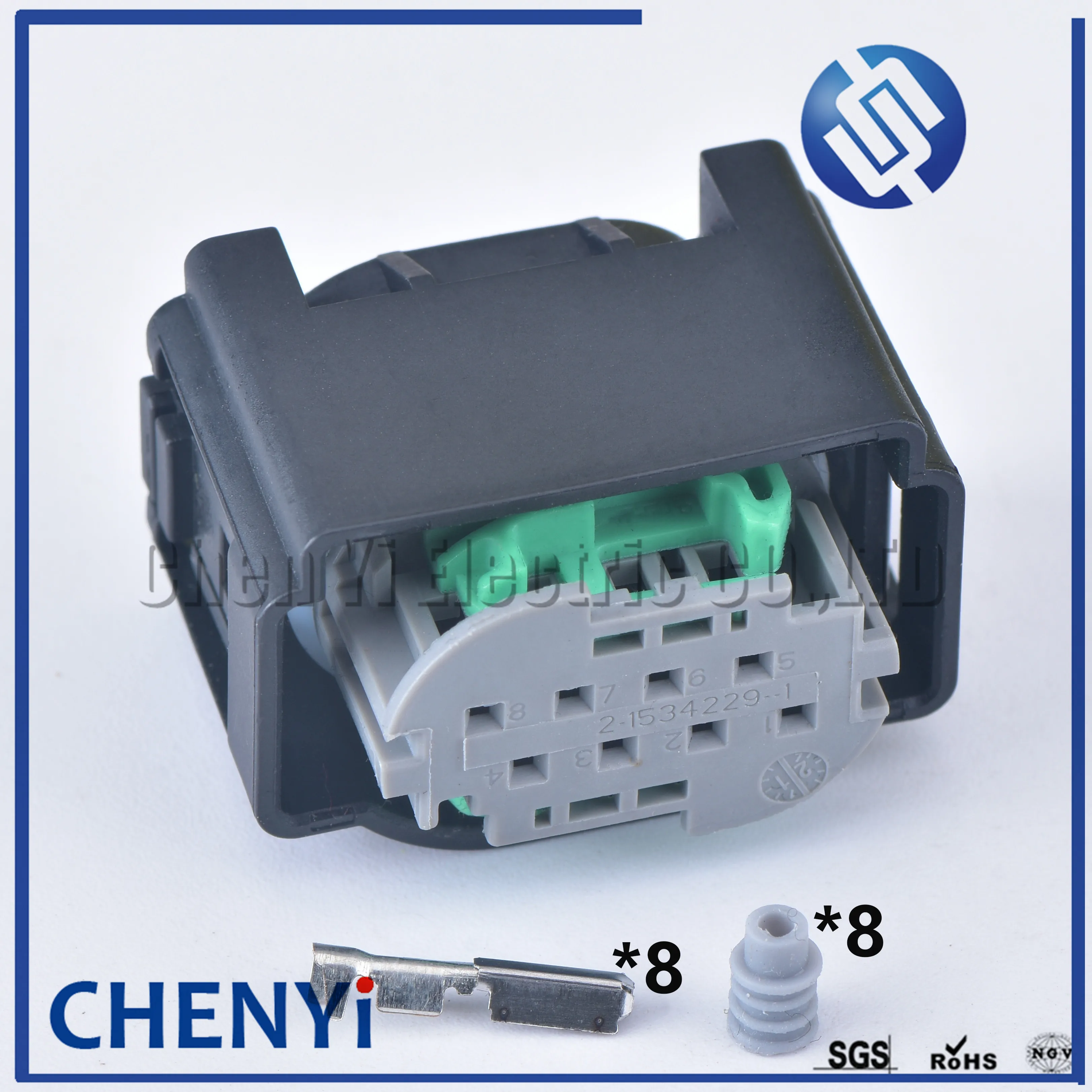 8 Pin female Automotive waterproof connector Reverse Sensor Radar wire harness Plug 2-1534229-1 1-1534229-1 1-1418552-1