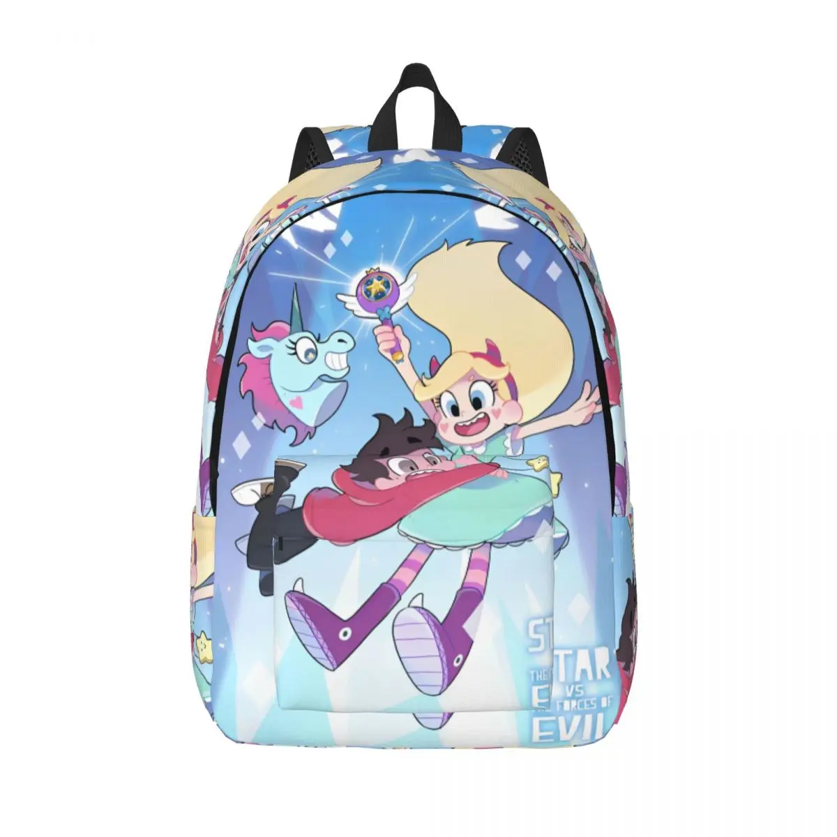 

Star Vs. The Forces Of Evil Teenage Backpack Sports High School Work Cartoon Cute Daypack for Men Women College Shoulder Bag