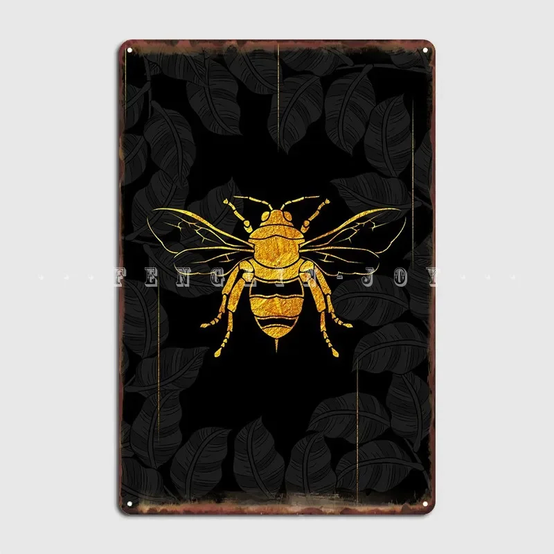 الذهبي النحل لوحة معدنية ملصق نادي المنزل المنزل لوحات مخصصة تين تسجيل ملصق