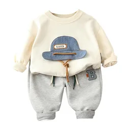 New Spring Autumn Baby Boys Clothes Suit Children T-Shirt Pants 2Pcs/Sets Kids Outfits Toddler Casual Costume Infant Tracksuits