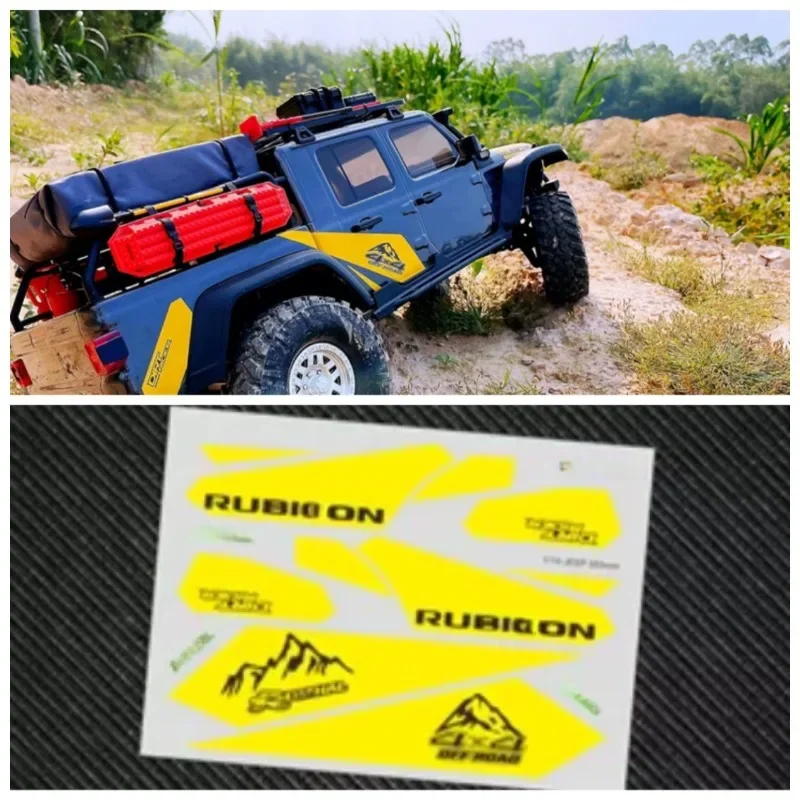 Decal Sticker Body Shell Appearance Decoration For Axial SCX10 III Jeep Gladiator 1/10 RC Crawler Upgrade RC Car Accessories