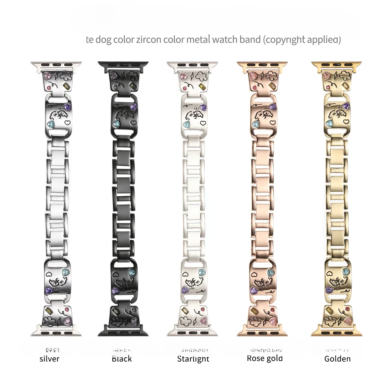 Watch Band Fir iWatch 42/44/45/46/49mm 38/40/41mm Metal Fashion Watch Band Fir Watch Serie Ultra2 Serie 10/9/8/7/6/5/4/3/2/1_voghion.com