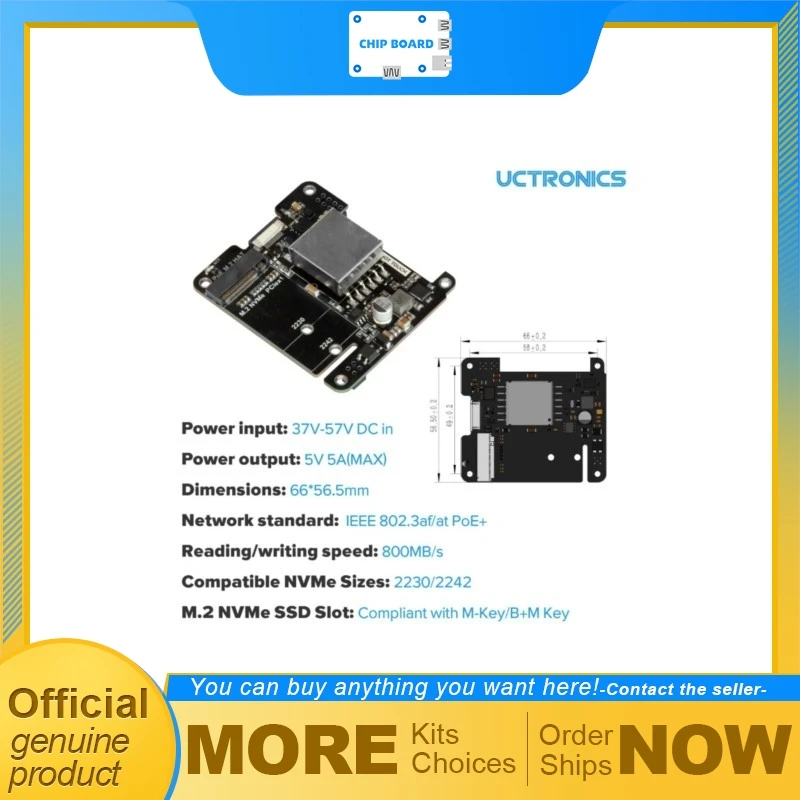 UCTRONICS 1U Pi 5 Rack Mount, 19