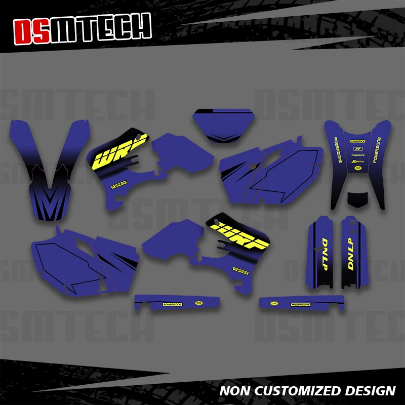 

DSMTECH For YAMAHA WR 250F WR 450F WR250F WR450F WRF 250 450 2003 2004 Graphics Decals Stickers Motorcycle Background Custom 004