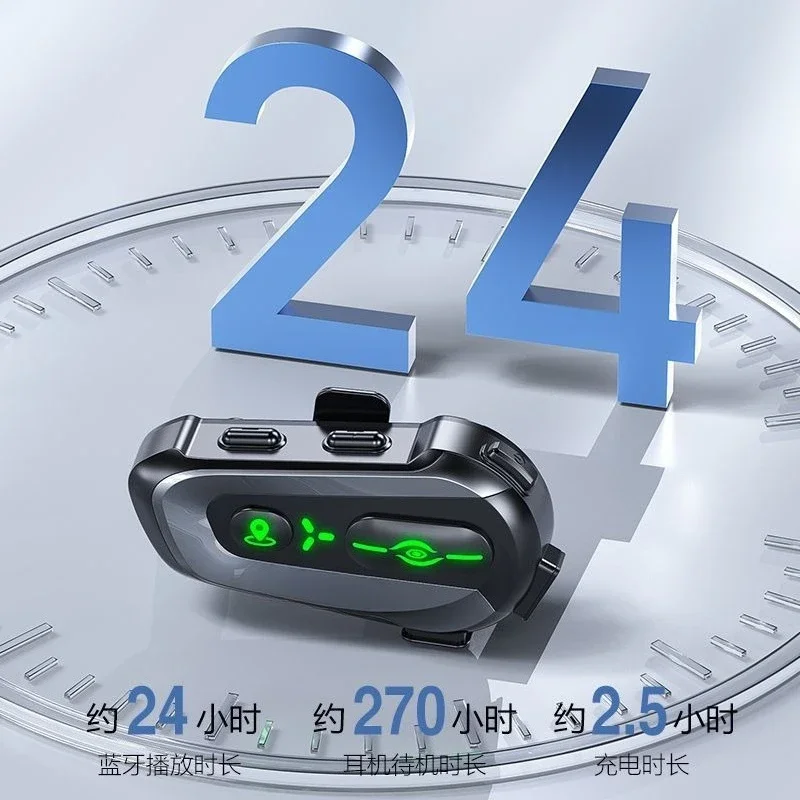 خوذة سماعة رأس بخاصية البلوتوث خوذة أصلية نصف خوذة مقاومة للغبار وعمر بطارية طويل #4