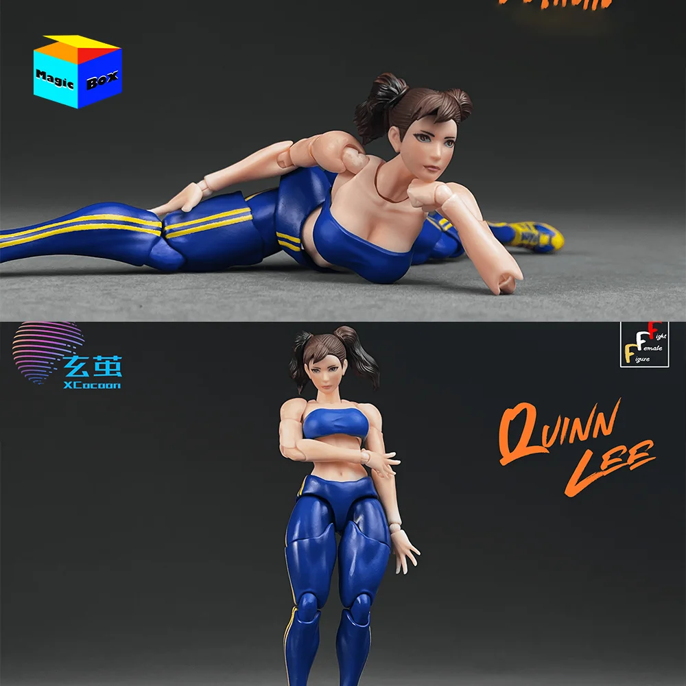 Pre-sale PJ01 1/12 Scale Meatball Head Fighting Girl Li Qinghan Building Block Accessories Full Set 6in Female Action Figure Toy