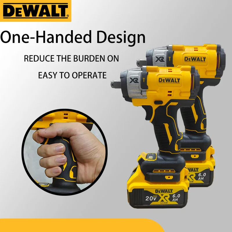 DEWALY 3250 об/мин бесщеточный аккумуляторный электрический ключ с высоким крутящим моментом 205 Нм ударный инструмент для ремонта, совместимый с аккумулятором 20 В