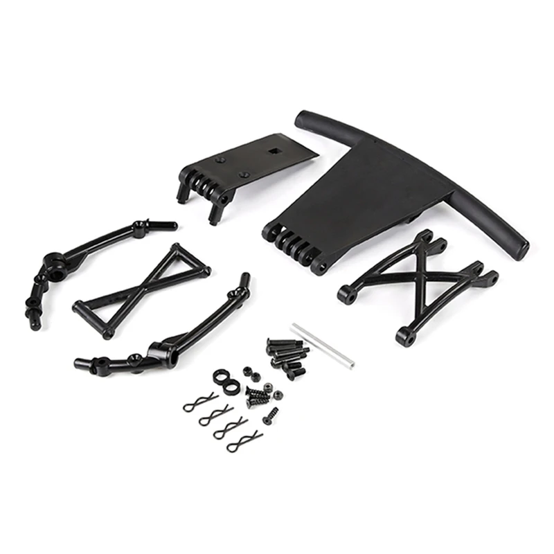 Kit anticolisão frontal para 1/5 hpi rofun baha rovan km baja 5b atualização 5sc brinquedos peças, preto