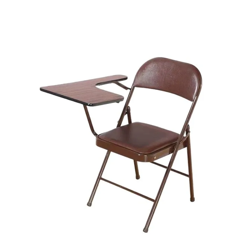 Writing board integrated folding chair, staff office chair, staff meeting chair