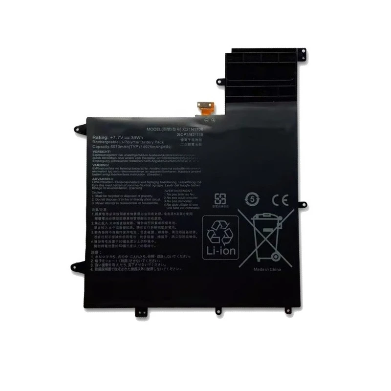 C21N1706 Laptop Battery for Asus ZenBook Flip S UX370UA UX370F EA328T C4308T Q325UA C21Pqc5 0B200-02420200 7.7V 39Wh