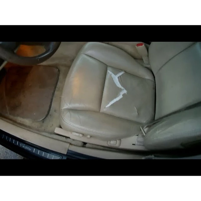 Car Front Driver Side PU Leather Seat Cushion Bottom Seat Cover For Cadillac Escalade 2003-2006