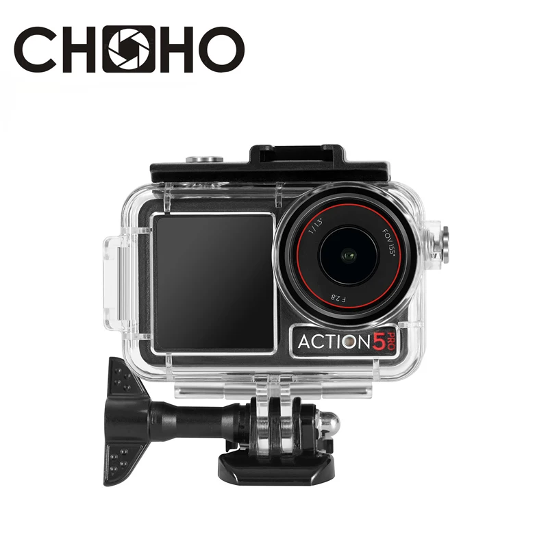 Für DJI Osmo Action 5Pro Zubehör 45M Tauchen Wasserdichte Fall Gehäuse Montieren Shell Unterwasser Für Dji Action 3 4 5 Pro Kamera