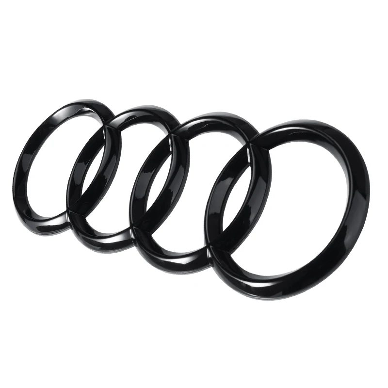 Car Logo Badge Car Front Grille Rear Trunk Lid Emblem Stickers For Audi A1 A3 A4 A5 A6 A7 S3 S4 S5 S6 RS3 RS4 RS5 RS6 Q3 Q5 Q7