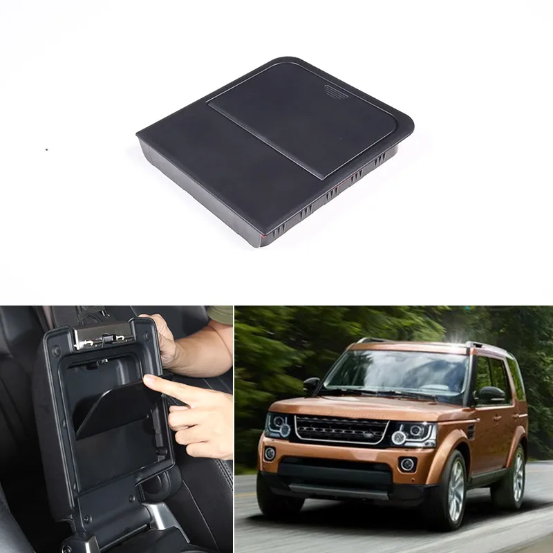 Car Central Control Armrest Box Hidden Privacy Storage Case For Land Rover Discovery 4 LR4 2010-2016 Interior Accessories