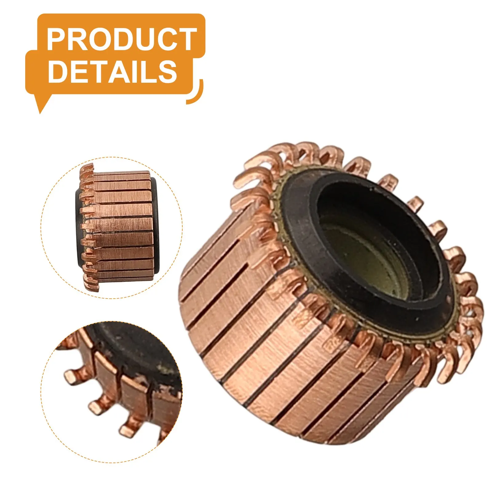Improve Motor Functionality With 24P Teeth Copper Commutator Suitable For Power Tools And Industrial Applications