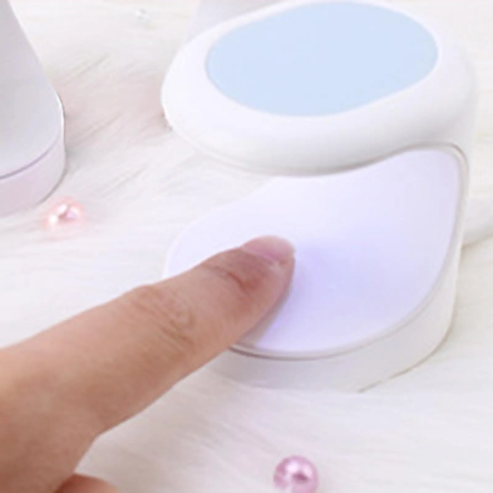 Mini LED unha secador lâmpada, Gel polonês Nail Art, Temporizador 60, Home Salon