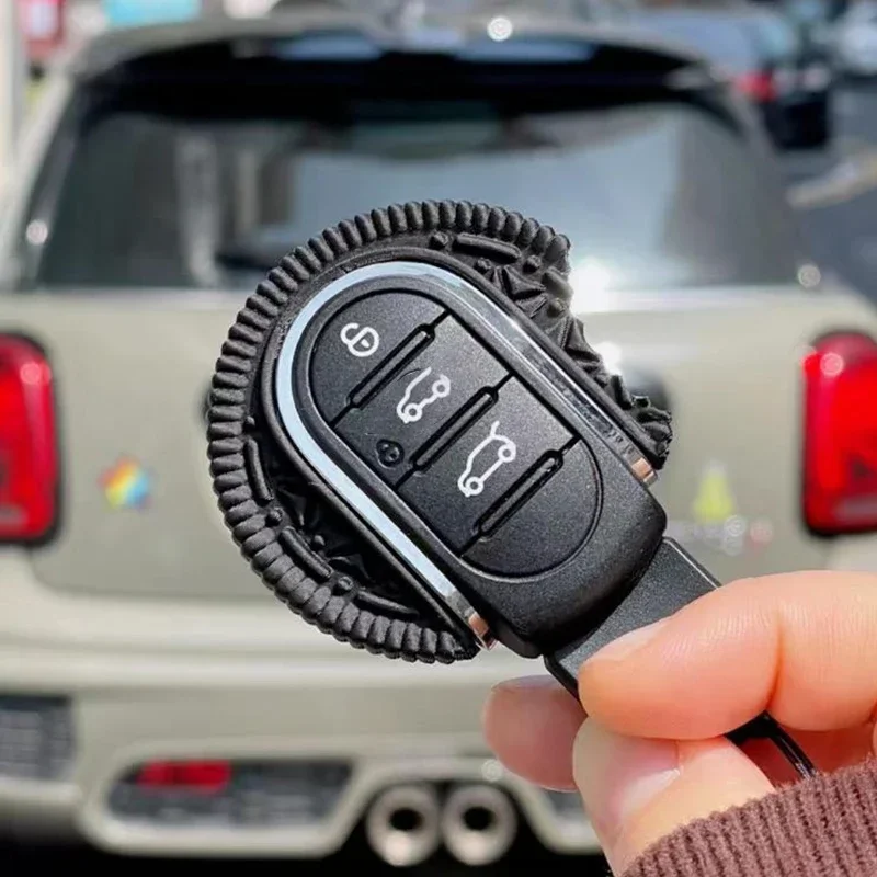 Individual Decoration For Mini Cooper F54 F55 F56 F57 F60 Car Key Case Holder Smart Remote Fobs Cover Replace Shell