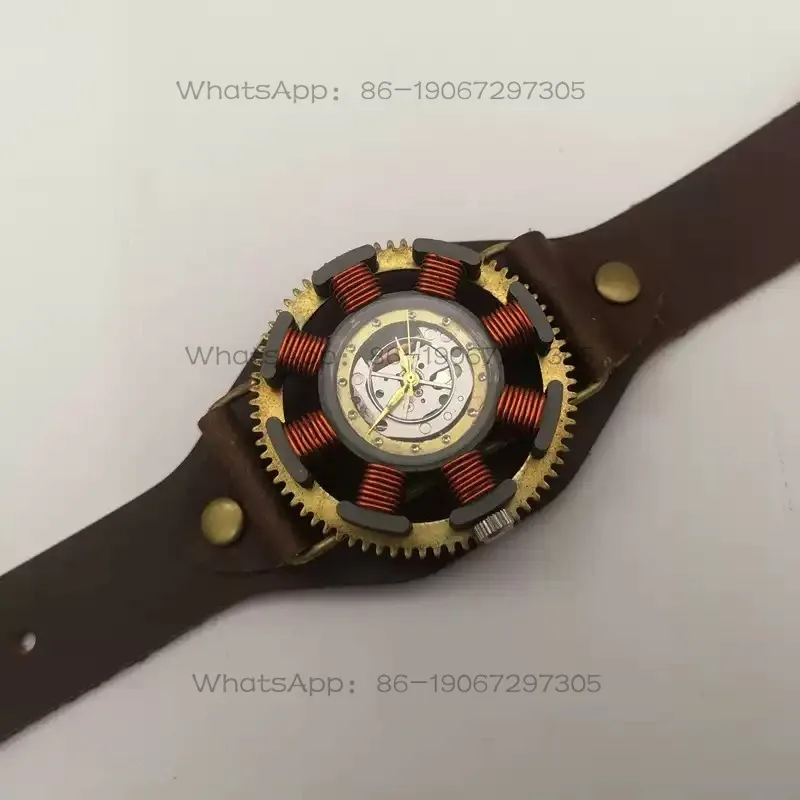 Steampunk hip hop style watch retro trend personality quartz watch