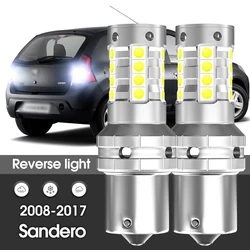 Canbus LED Reverse Light Backup Lamp 2pcs Accessories For Dacia Sandero 2008 2009 2010 2011 2012 2013 2014 2015 2016 2017