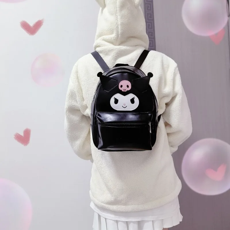 Women Sanrio Hello Kitty Backpack Cartoon Anime Cute Waterproof Backpacks Stitch Students Bag Kids Girl Mochila Infantil Menina