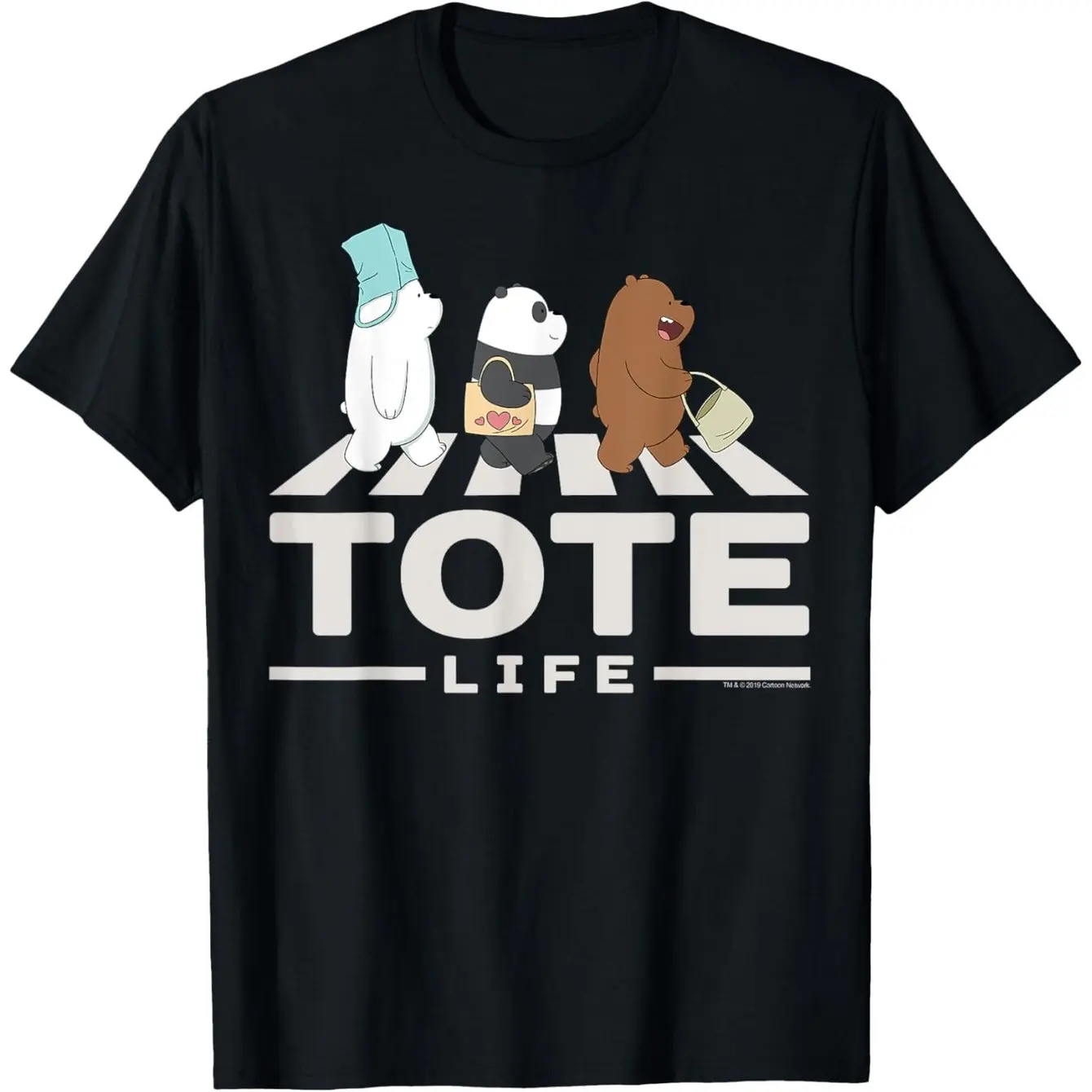 

We Bare Bears Графический принт Лето Осень Зима Хлопковые мужские и женские футболки с короткими рукавами Роскошный бренд для занятий спортом на открытом воздухе