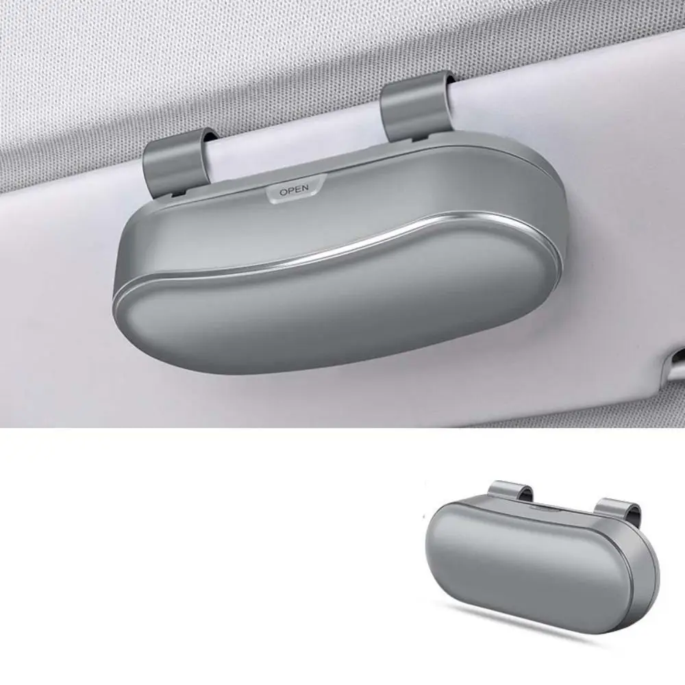 Portable Car Glasses Box Multifunctional Eyeglass Case Car Sunglasses Holder Shock-proof Stable Eyeglasses Protection Box