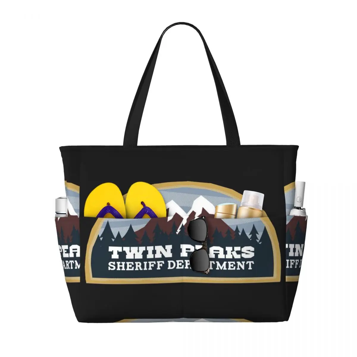 Twin Peaks Red Room Beach Tote Bag Sport Gym Yoga Duffle Large Tote Bag Women Travel Bag Fitness bag