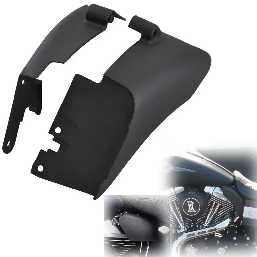 Motorcycle ABS Mid-Frame Reflective Engine Air Heat Fairing Shield Deflector Cover Trim For Harley Dyna FXD 2006-2018