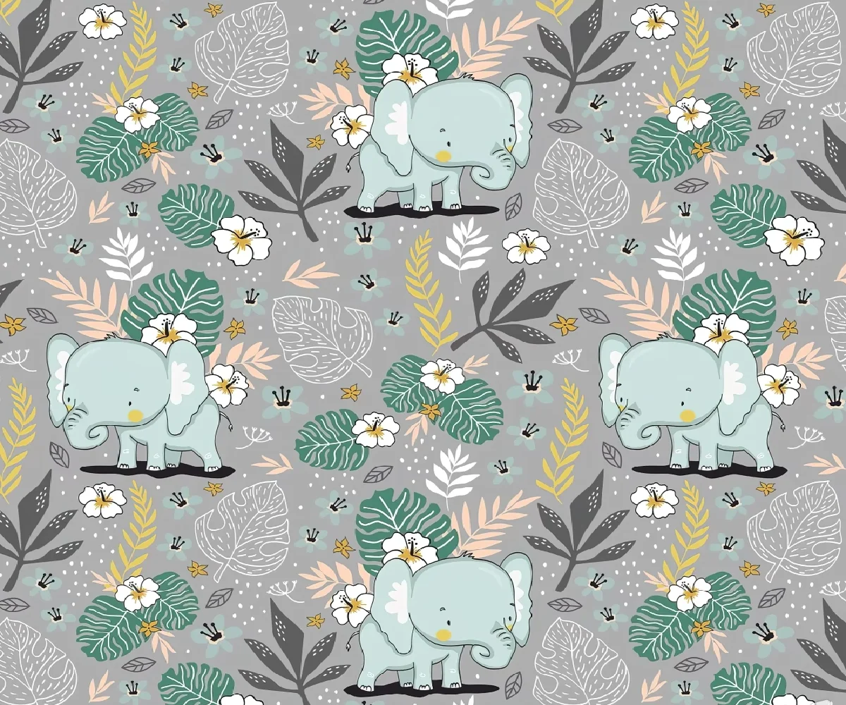 

Черно-белые 3D-обои с изображением слона, на заказ, для детской спальни, фон для телевизора, украшение дома, 3D-обои