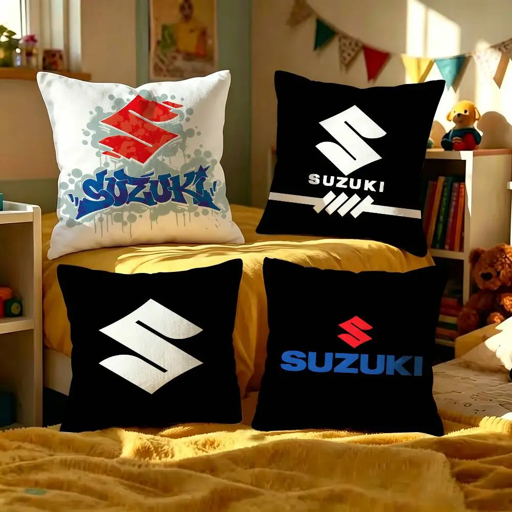 S-Suzukis Cushion Cover Pillow Cover Decor Pillowcase Printed Cushion Case for Couch