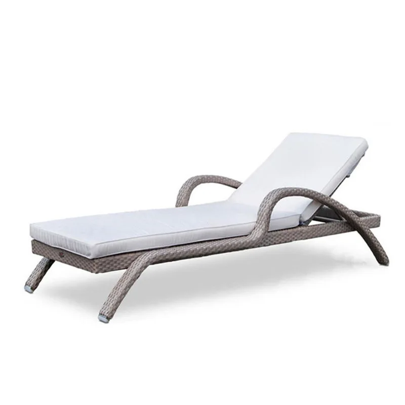 Outdoor Lounging Courtyard Villa Beach Chairs Swimming Pool Public Balcony Loungers Rattan