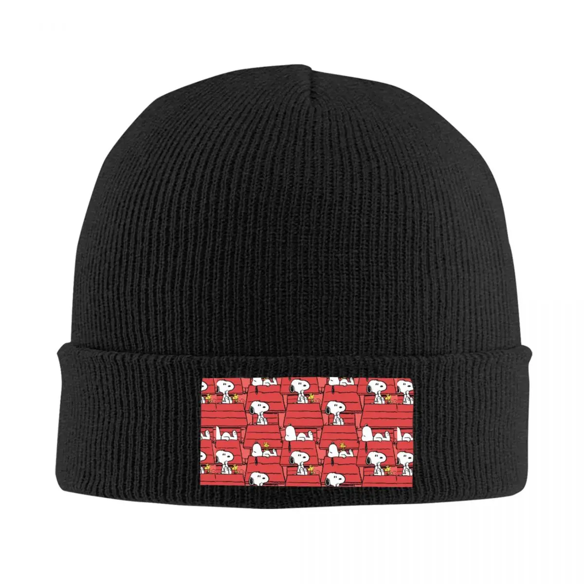 

Симпатичные шапки S-Snoopys Skullies на заказ, зимняя теплая вязаная шапка унисекс для мужчин и женщин, уличные шапки для взрослых, уличная лыжная шапка