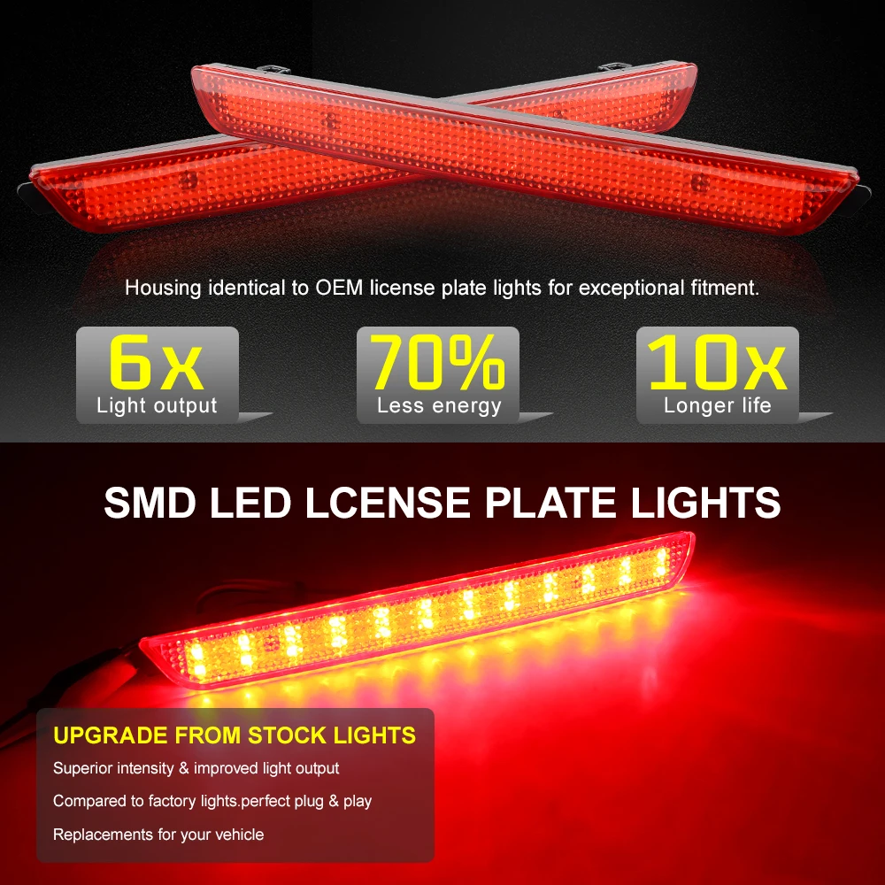 LED Rear Bumper Reflector Light Brake Lamp Reflector For Mazda 3 AXELA Tail/Brake Rear Fog Lamps Signal Light Car Accessories