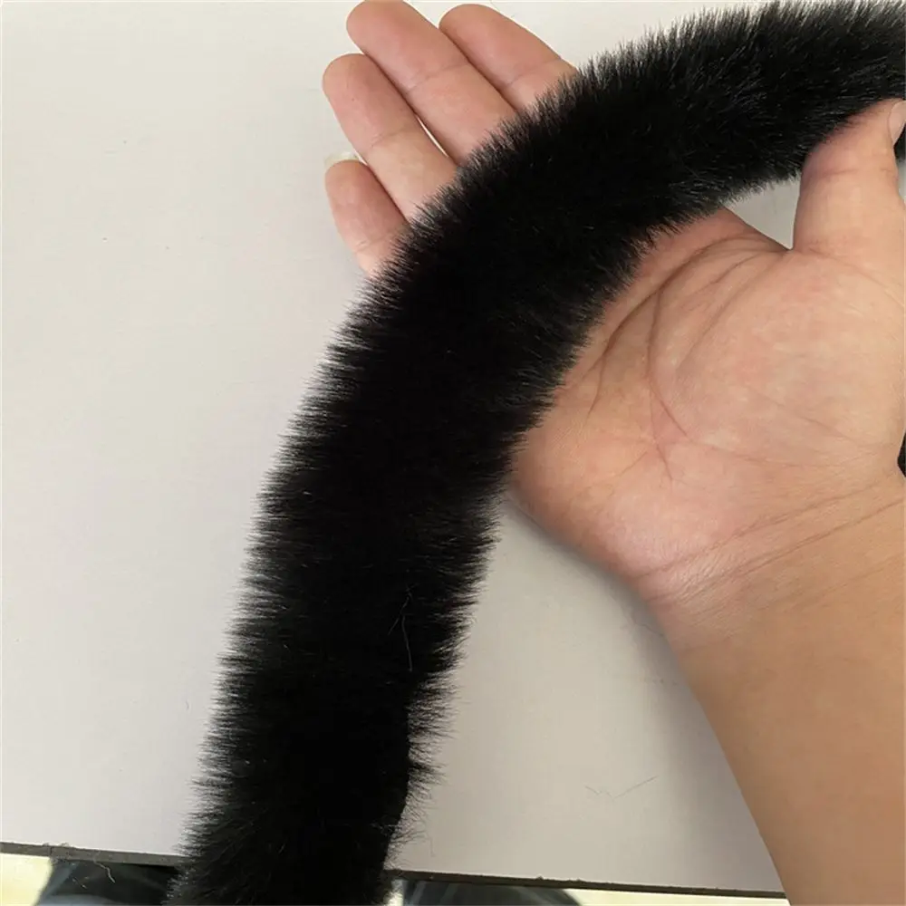 

Collar Furry Fluffy Sewing 100cm Faux Rabbit Fur Furry Ribbon Fur Tape