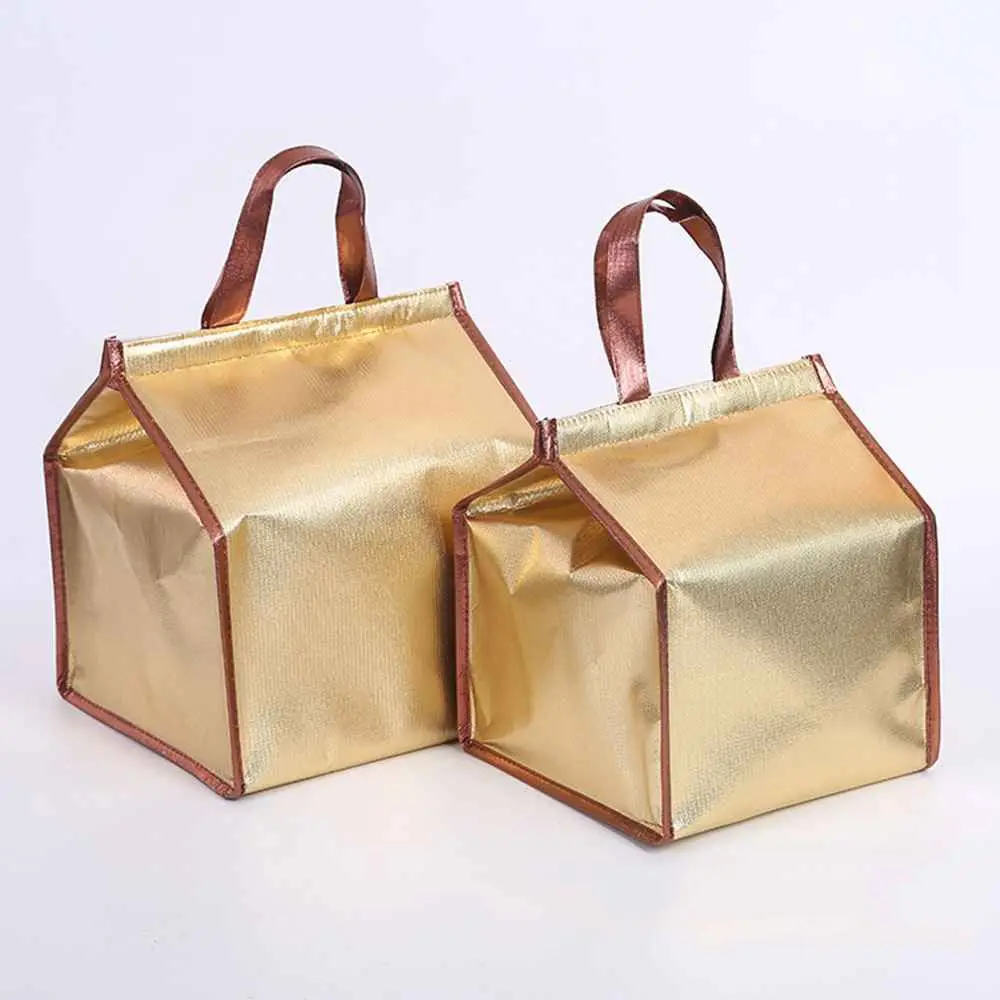 1PC Foldable Multifunction Cake Insulation Bag Waterproof Aluminum Foil Cooler Bag Thermal Box Home kitchen Delivery Bag