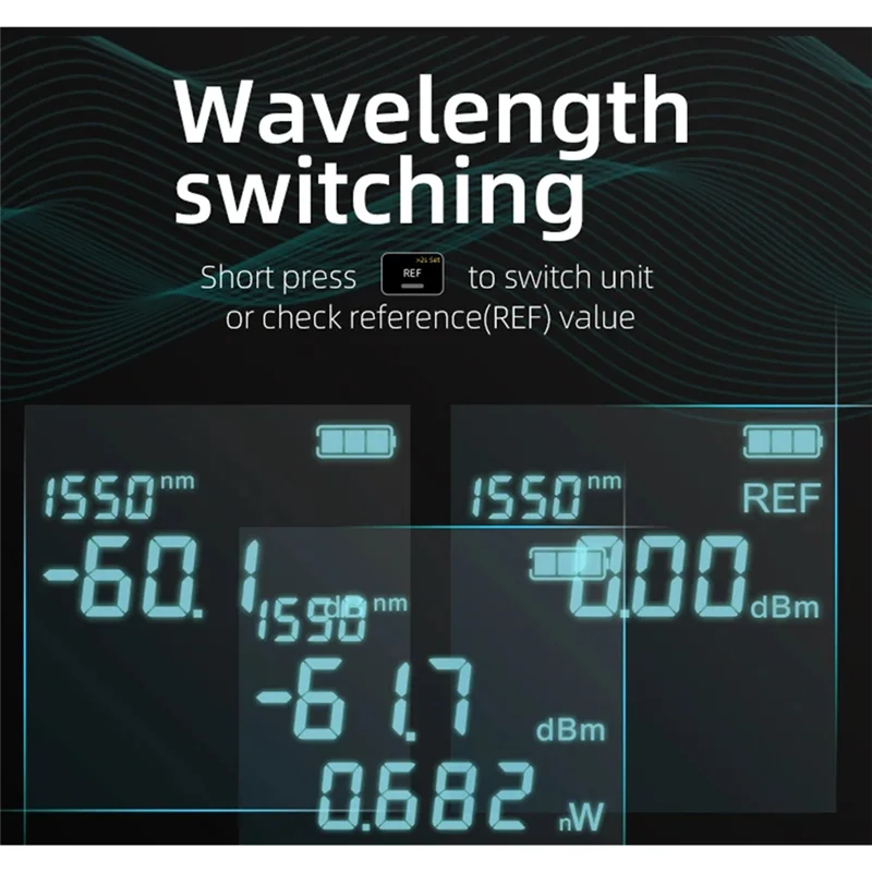 

Новый технический оптоволоконный измеритель света, визуальный локатор неисправностей 4 в 1, мини-измеритель оптической мощности, тестер OPM VFL 20T V30 30 км