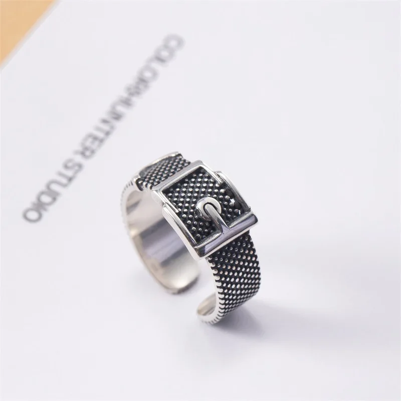 Personality Punk New In Belt Rings For Women Lady Resizable Size Rings Original Design Charm Trend Party Jewelry