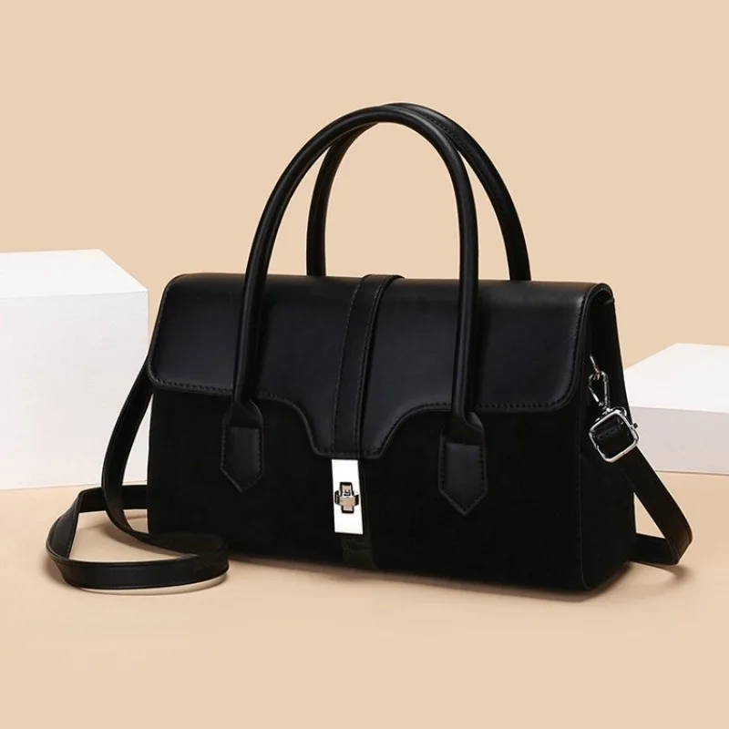 

Stylish Minimalist Casual Simple Vintage Fashionable Diaper Bag Women Letter Logo Crossbody Leather Handbag Luxury