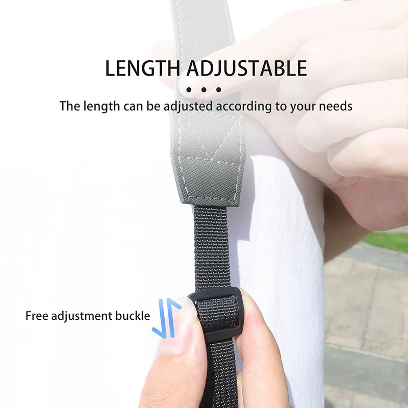 Ganchos duplos corda de suspensão com fivela, pulseira de couro pescoço, colhedor para DJI, Mini 4, 3Pro, Mavic3pro, Air3, controlador 2S, RC 2, RC Pro Plus