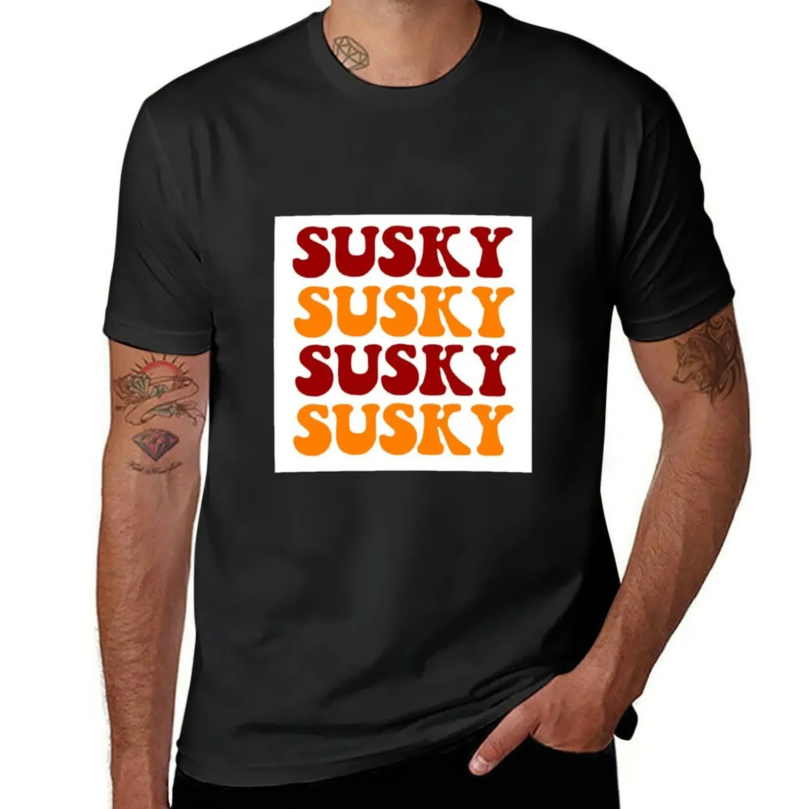 Susquehanna University Susky T-Shirt anime tshirt man clothes t shirts for men graphic