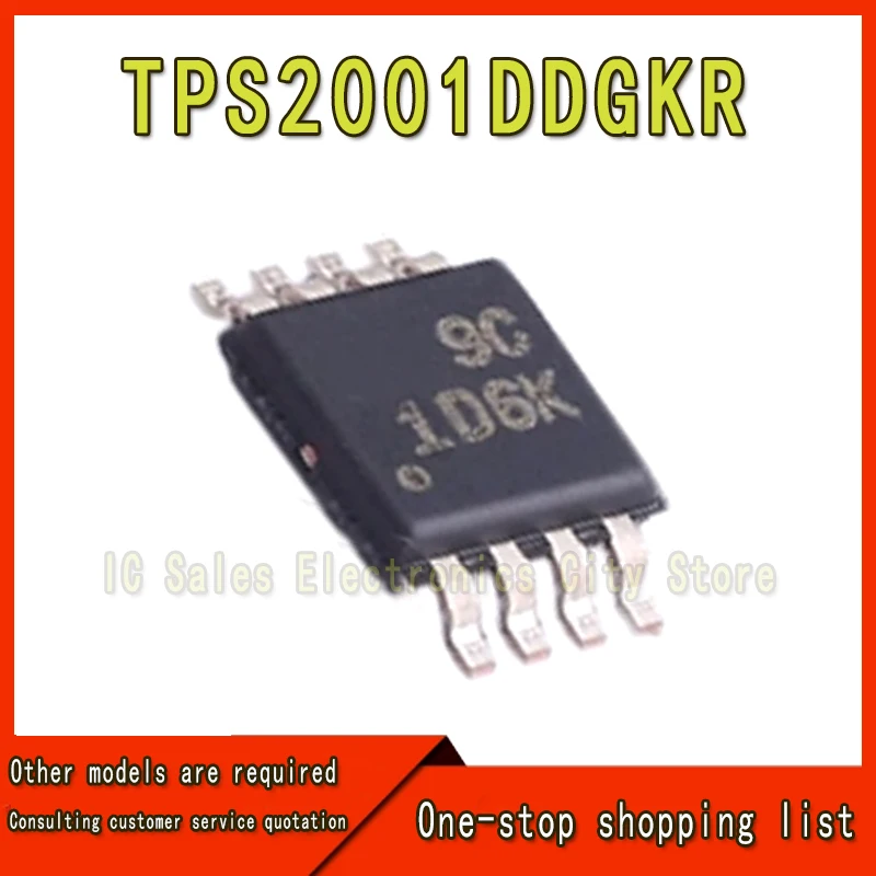 

(5piece)100% New TPS2001DDGKR TPS2001 1D6K MSOP-8 Chipset