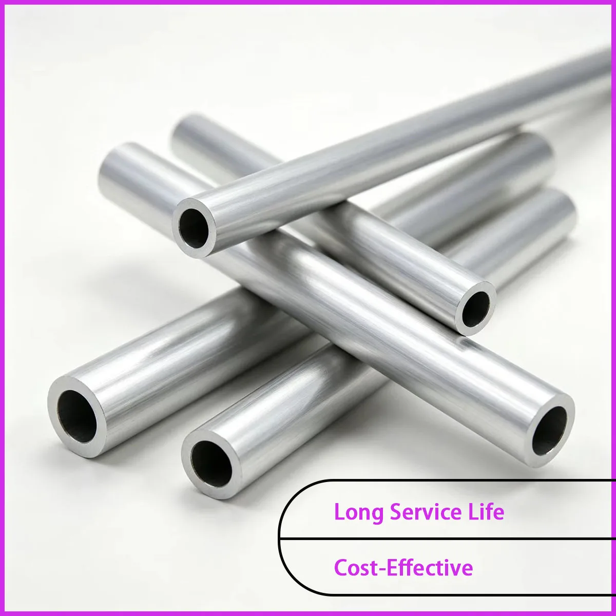 Aluminum Alloy Round Tube OD 6‑70mm Hollow Metal Tubing for Industrial Equipment Decoration Furniture Lighting Fixture