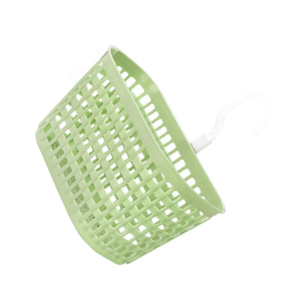 

Plastic Hanging Basket 360 Rotatable Hook Kitchen Bathroom Storage ganizer Drain Basket Hollow Design Wall Mount
