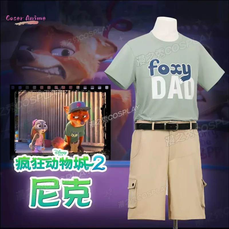 

Nick·Wilde Cosplay Costume Uniform Halloween Carnival Party Christmas Play Role Clothes Clothing