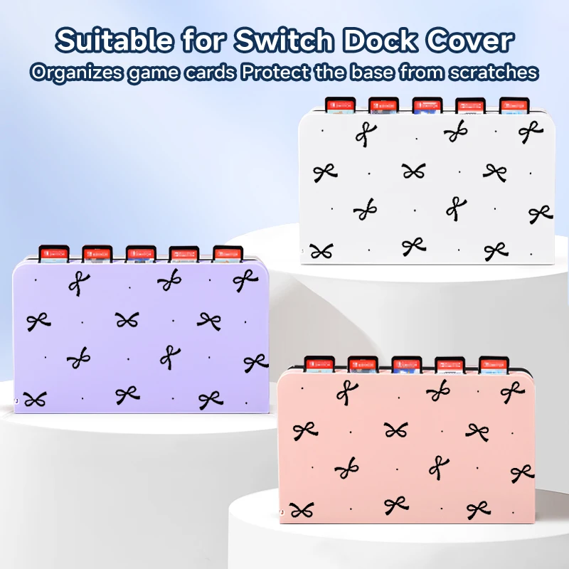 

Жесткий док-чехол для Switch ns/Switch OLED, с 5 слотами для игровых карт, устойчивым к царапинам и прочным защитным корпусом